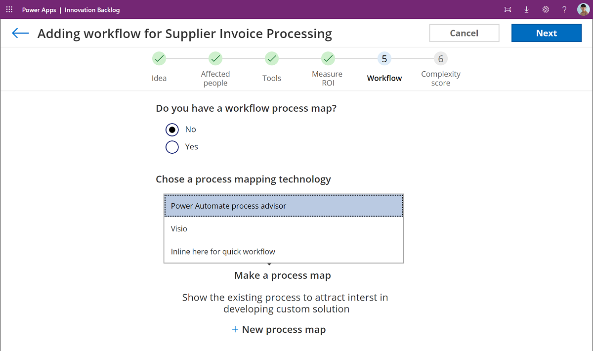 Partager le fonctionnement de votre processus existant.