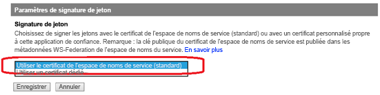 Use Service Namespace