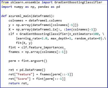 Fonction permettant de classer les fonctionnalités par notations