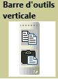 Barre d'outils verticale
