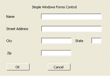 Contrôle Windows Forms simple