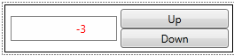 Contrôle personnalisé NumericUpDown.