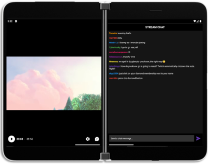 Folding Video plus Chat