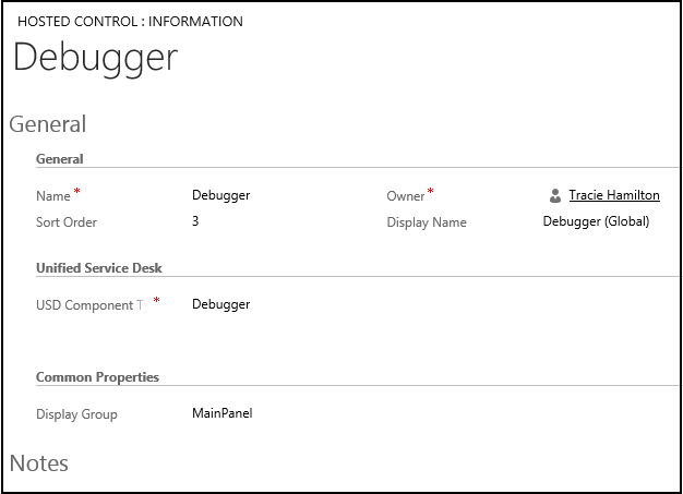 Contrôle hébergé Débogueur