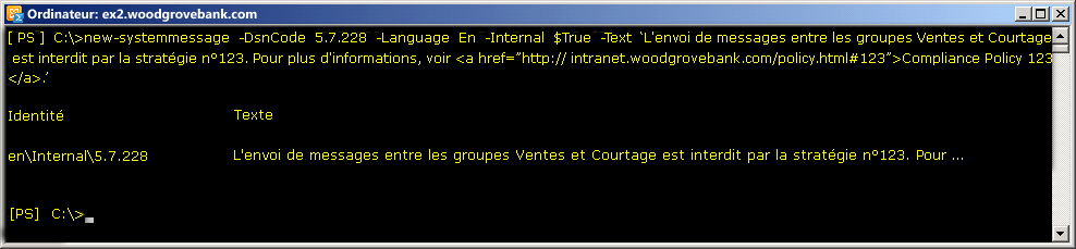 Création d’un message de notification d’état de remise personnalisé pour une utilisation par une règle