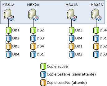 Disposition de la copie de la base de données pour Contoso, Ltd