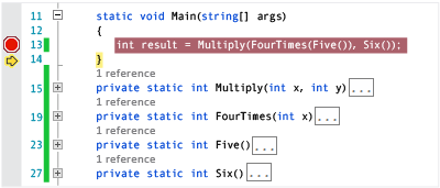 Méthodes incorporées dans l'éditeur de code