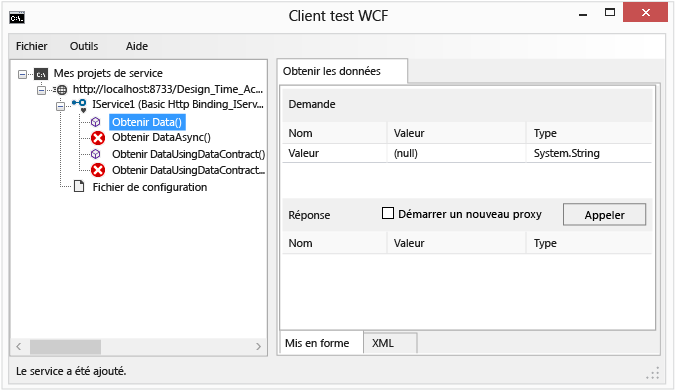 Méthode GetData()