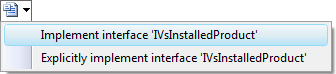 Implémenter l'interface