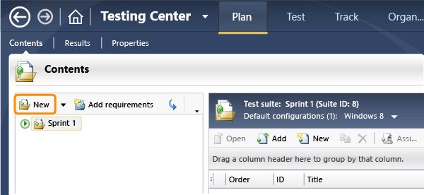 Création d'une suite de tests