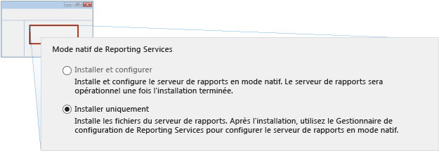 Aucune configuration automatique SSRS SQL Server 2008 R2
