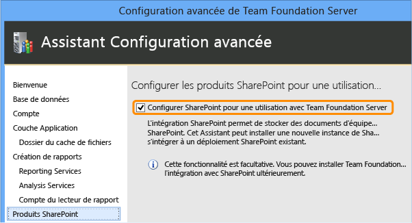 Choisir de configurer SharePoint