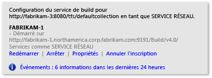 Configuration du serveur de builds