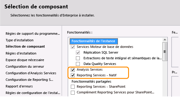 Ajouter des fonctionnalités à l'instance