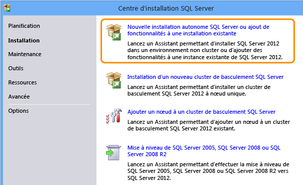 Ajouter, supprimer et gérer les fonctionnalités SQL Server