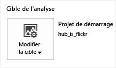 Changer la cible de l'analyse