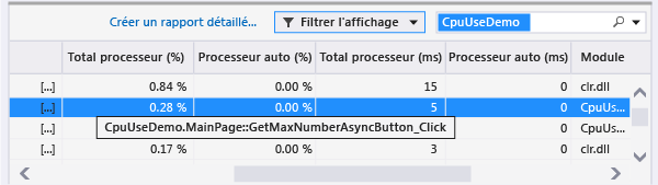 Rechercher du code externe imbriqué