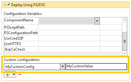 Créer une variable de configuration personnalisée