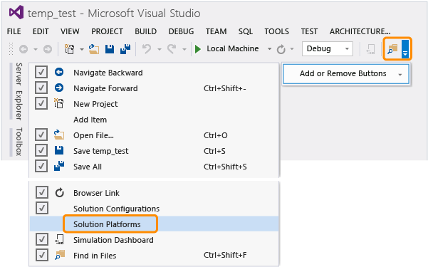 Sélection d'une plateforme pour le déploiement