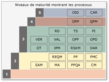 Représentation intermédiaire affichant les processus