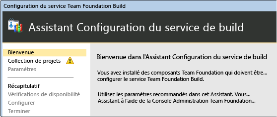 Assistant Configuration du service de build