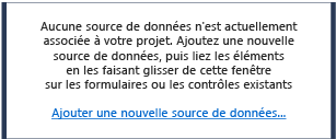 Ajouter une nouvelle source de données