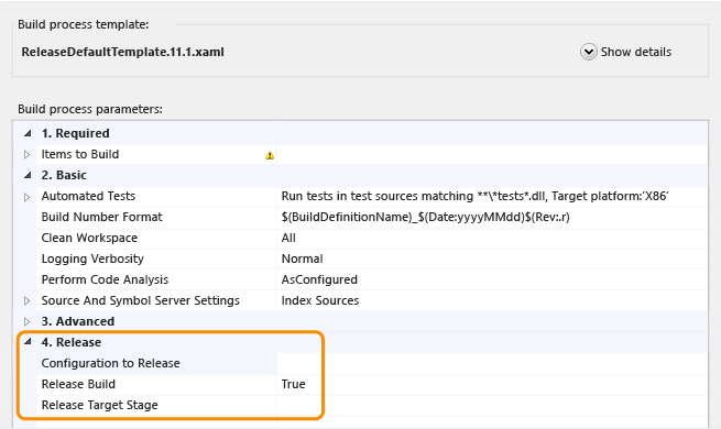 Arguments Version Release