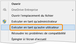 Menu contextuel pour Visual Studio devenv.exe