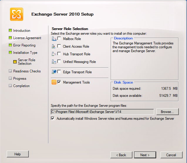 Exchange Management Console