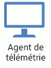 Cette icône représente l’Agent de télémétrie.