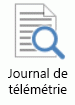 Cette icône représente le Journal de télémétrie.