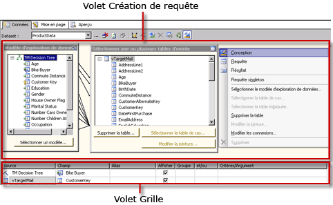 Concepteur de requêtes DMX Analysis Services, création