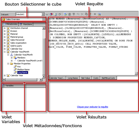 Concepteur de requêtes SAP BW en mode Création