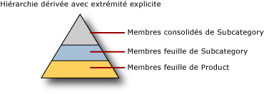 Hiérarchie dérivée avec extrémité explicite