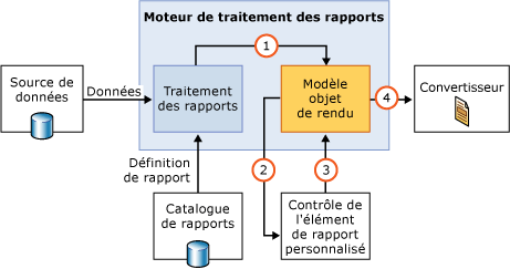 Composant au moment de l'exécution des éléments de rapports personnalisés