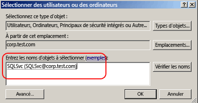 Sélectionner des utilisateurs ou des ordinateurs dans Active Directory