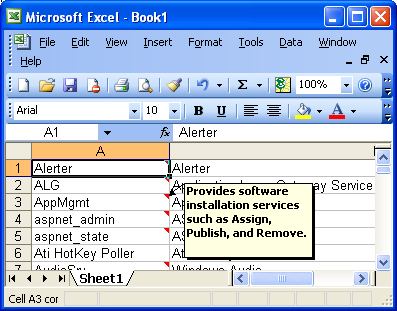 Microsoft Excel