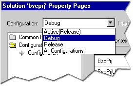 Visual Studio Solution Config Dropdown