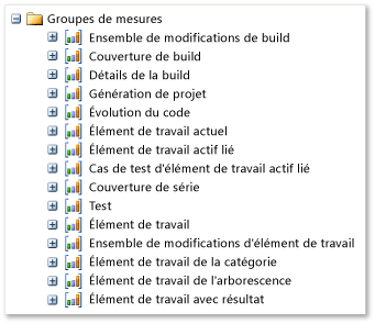 Groupes de mesures Team System