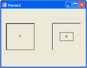 Application test illustrant les contrôles