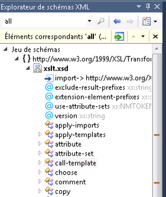 Explorateur de schémas XML