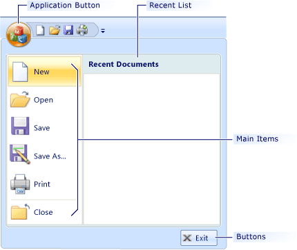 Bouton Application de ruban MFC