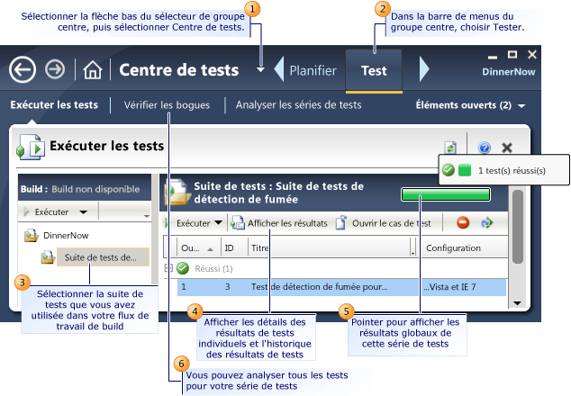 Afficher les résultats des tests à partir de votre flux de travail de build