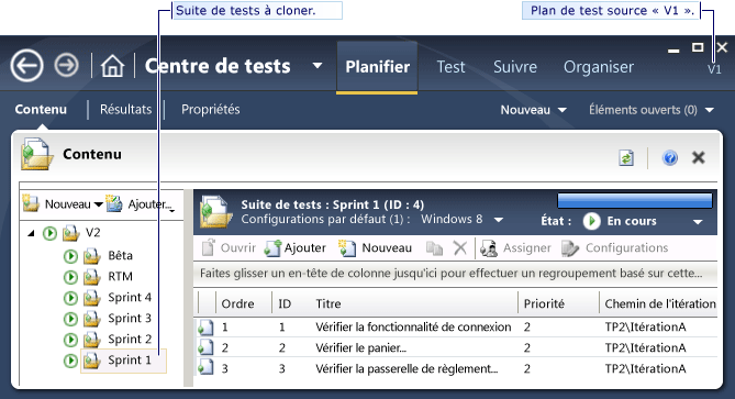 Plan de test source