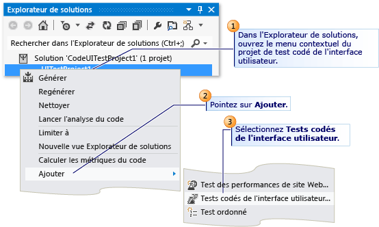 Créer un test d'interface utilisateur codé