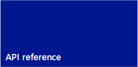 API reference