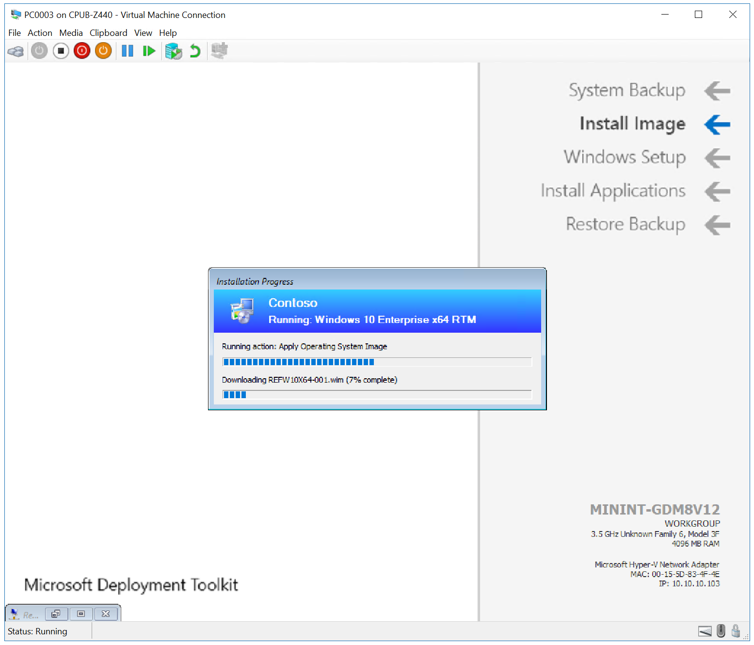 Task sequence example 5.