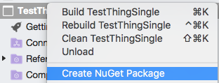 Le fichier de package NuGet sera enregistré dans le dossier bin debug ou Release, selon la configuration.