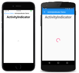 Exemple ActivityIndicator