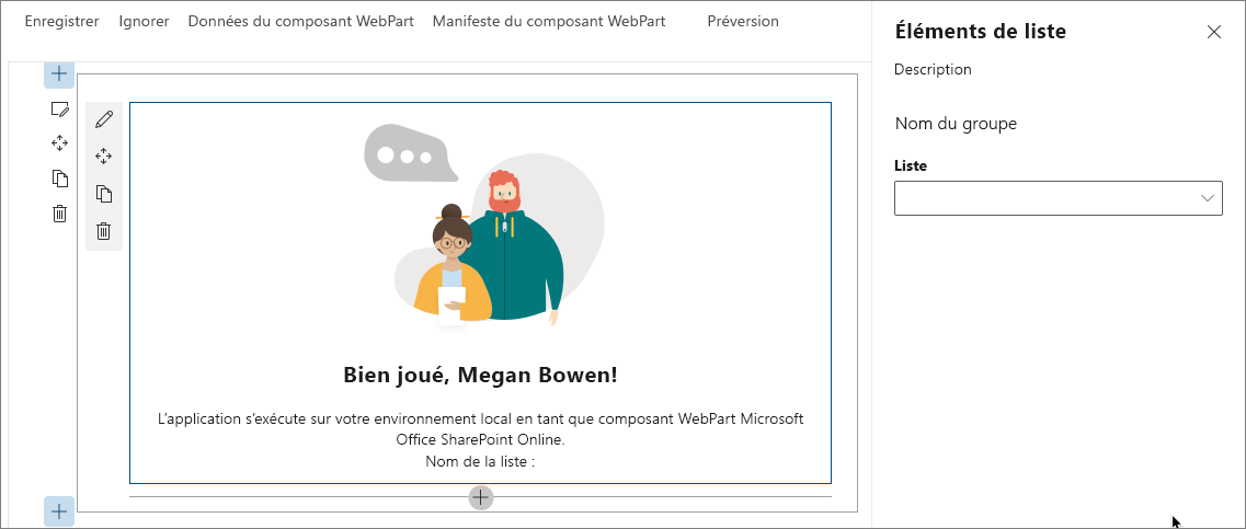 Contrôle de liste déroulante asynchrone du volet de propriétés en train de charger ses options sans bloquer l’interface utilisateur du composant WebPart